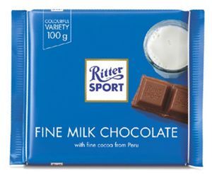 Socola Ritter Sport cacao kem sữa - 100g