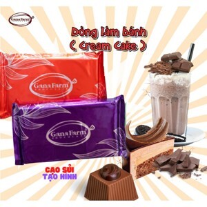 Socola trắng Ganafarm 1 kg (chocolate)