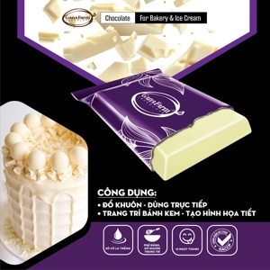 Socola trắng Ganafarm 1 kg (chocolate)