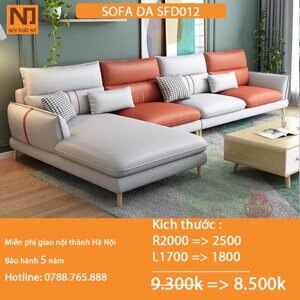 Sofa da đẹp Hà Nội SFD-012