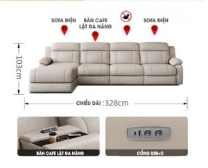 Sofa da đẹp Hà Nội SFD-028