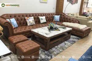 Sofa da đẹp Hà Nội SFD-041