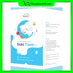 Soki-Tium 12 Gói - Bột Hòa Tan Giúp Trẻ Ngủ Ngon