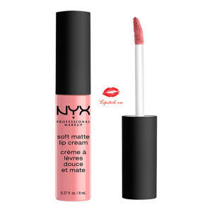 Son dạng kem NYX Soft Matte Lip Cream #SMLC06 Istanbul 7.6g