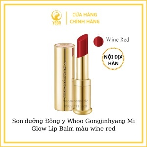 Son dưỡng bổ sung ẩm và chống nắng - Whoo Mi Glow Lip Balm