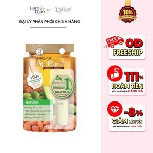 Son dưỡng không màu LipIce Lip Pure Natural Lipbalm 4g