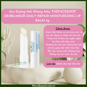 Son dưỡng môi Dr.Belmeur Daily Repair Moisturizing Lip Balm 4g