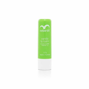 Son dưỡng nhau thai cừu Rebirth Vanilla Lip Balm With Cocoa Butter & Vitamin E