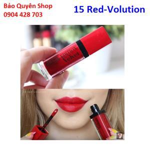 Son kem Bourjois Rouge Edition Velvet 15 Red Volution - Đỏ Thuần 7.7ml