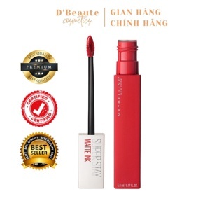 Son kem lì 16h lâu trôi Maybelline New York Super Stay Matte Ink City Edition Lipstick 5ml