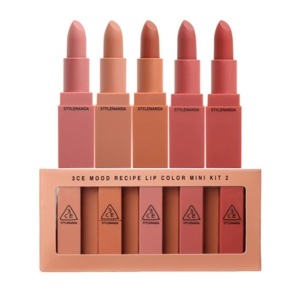 Son lì 3CE Mood Recipe Matte Lip Color (Set 5 Son)