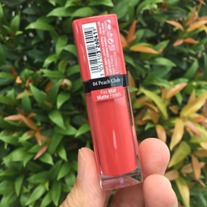 Son lì dạng nước Bourjois Rouge Edition Velvet Lipstick #04 Peach Club