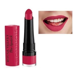 Son Lì Dạng Thỏi BOURJOIS ROUGE VELVET Lipstick #09 Fuchsia Botté - Hồng Cánh Sen