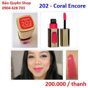 Son màu nước L’Oreal-Coral Encore