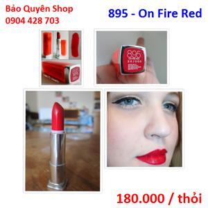 Son môi Maybelline 895 On Fire Red