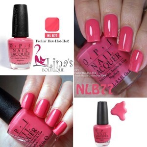 Sơn móng OPI #NLB77 Feelin' Hot-Hot-Hot! Nail Polish 15ml