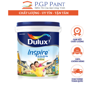 Sơn ngoại thất Dulux Inspire sắc màu bền đẹp bề mặt mờ Z98 - 5 lít