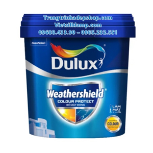 Sơn ngoại thất Dulux Weathershield Colour Protect bóng E023 - 5 lít