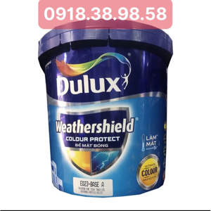 Sơn ngoại thất Dulux Weathershield Colour Protect bóng E023 - 1 lít