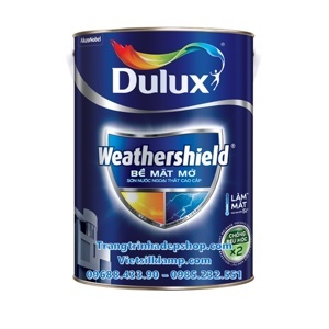 Sơn ngoại thất Dulux Weathershield bề mặt mờ BJ8 - 1 lít