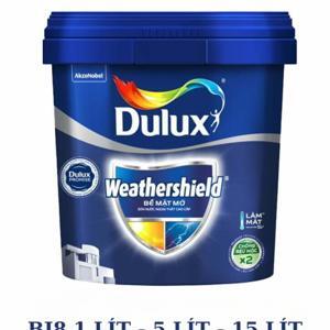 Sơn ngoại thất Dulux Weathershield bề mặt mờ BJ8 - 1 lít