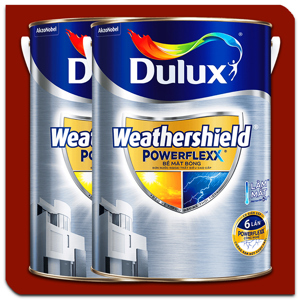 Sơn ngoại thất Dulux Weathershield Powerflexx bóng GJ8B - 1 lít