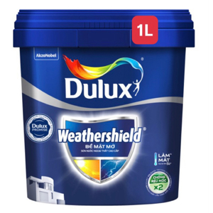 Sơn ngoại thất Dulux Weathershield bề mặt mờ BJ8 - 1 lít