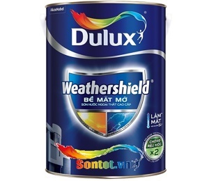 Sơn ngoại thất Dulux Weathershield bề mặt mờ BJ8 - 15 lít