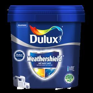 Sơn ngoại thất Dulux Weathershield bề mặt mờ BJ8 - 15 lít