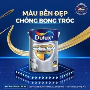 Sơn ngoại thất Dulux Weathershield Powerflexx bóng GJ8B - 5 lít