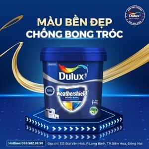 Sơn ngoại thất Dulux Weathershield Colour Protect mờ E015 - 5 lít