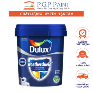 Sơn ngoại thất Dulux Weathershield bề mặt mờ BJ8 - 1 lít