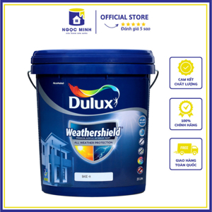 Sơn ngoại thất Dulux Weathershield Colour Protect mờ E015 - 1 lít