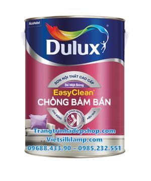 Sơn nội thất Dulux Easyclean chống bám bẩn bề mặt bóng Z966B - 1 lít