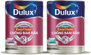 Sơn nội thất Dulux Easyclean chống bám bẩn bề mặt bóng Z966B - 5 lít