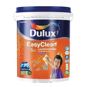 Sơn nội thất Dulux Easyclean lau chùi vượt bậc mặt bóng 74AB - 5 lít