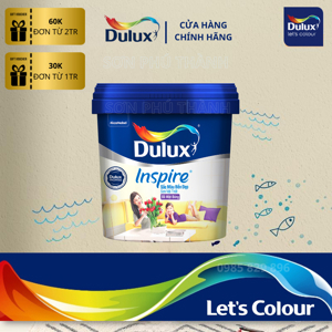 Sơn nội thất Dulux Inspire bề mặt bóng 39AB - 18 lít