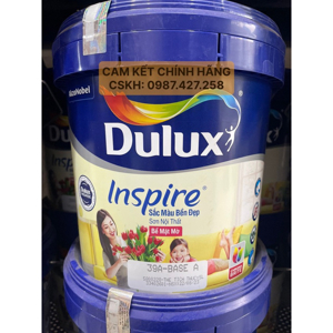 Sơn nội thất Dulux Inspire bề mặt mờ 39A - Lon 5 lít