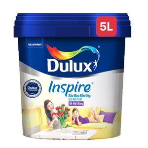 Sơn nội thất Dulux Inspire bề mặt mờ 39A - Lon 5 lít