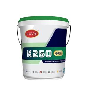 Sơn nội thất Kova K260 Gold - Sơn không bóng, 4Kg