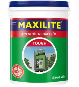 Sơn nước ngoài trời Maxilite Tough bề mặt mờ 28C - 5 lít