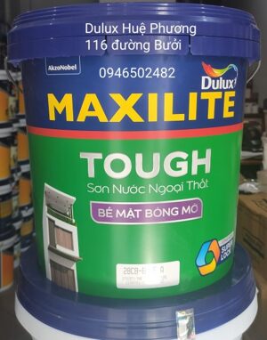 Sơn nước ngoài trời Maxilite Tough bề mặt bóng mờ 28CB - 5 lít