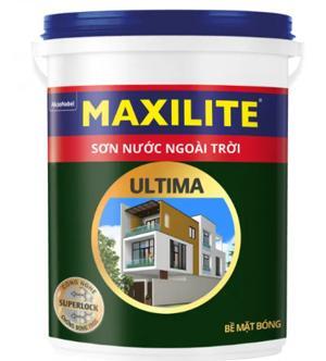 Sơn nước ngoài trời Maxilite Ultima bề mặt bóng LU1 - 5 lít