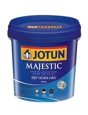 Sơn nước nội thất Jotun Majestic đẹp hoàn hảo bóng - Lon 1 lít