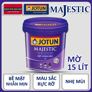 Sơn nước nội thất Jotun Majestic đẹp hoàn hảo mờ - Thùng 15 lít