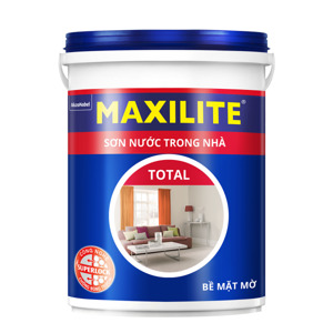 Sơn nước trong nhà Maxilite Total bề mặt mờ 30C - 5 lít