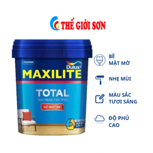 Sơn nước trong nhà Maxilite Total bề mặt mờ 30C - 5 lít