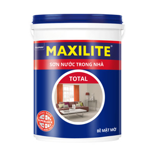 Sơn nước trong nhà Maxilite Total bề mặt mờ 30C - 5 lít