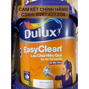 Sơn pha nội thất Dulux Easyclean A991B - 18L