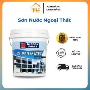 Sơn Phủ Ngoài Nhà Nippon NP-Super-Matex - 18 lít